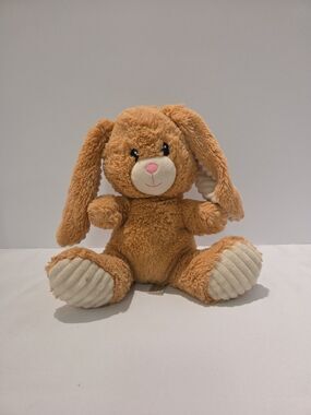 Spark Create Imagine Brown Plush Rabbit Crinkle Feet Rattle Easter